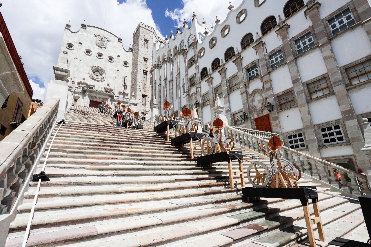 INSTALACIONES HACEN VIVA LA PRESENCIA CERVANTINA EN GUANAJUATO