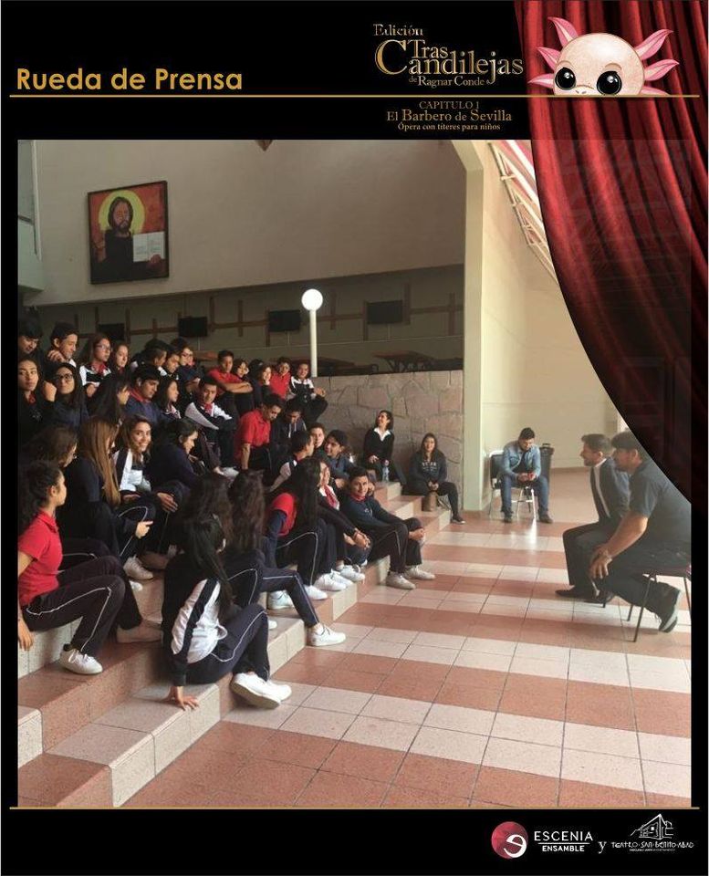 Ragnar conde en funci&oacute;n con ni&ntilde;os y ni&ntilde;as.